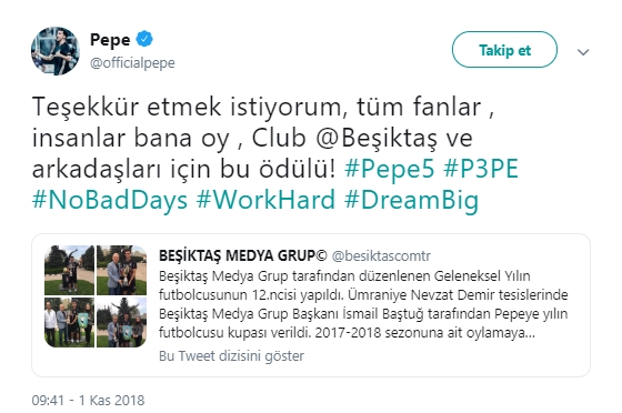 Yılın futbolcusu ve ulusal basın haberleri