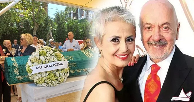 Sunucu Erkan Yolaç'ın eşi Asuman Tuğberk Yolaç Beşiktaş'tan son yolculuğuna uğurlandı