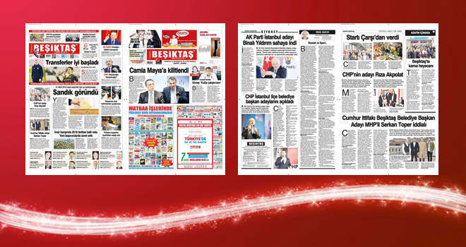 19.Yıl... Seçim haberlerini ve başkan adaylarını Gazete Beşiktaş'tan okuyun