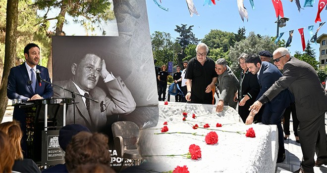 Nâzım Hikmet Ran’ın ölümünün 61. yıl dönümünde Beşiktaş'ta anıldı!