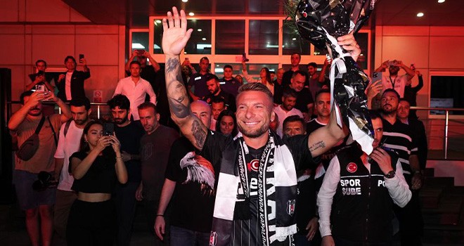 Beşiktaş'ın yeni golcüsü Ciro Immobile İstanbul'da!