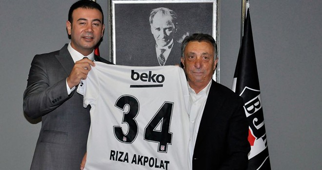 Beşiktaş Belediye Başkanı Rıza Akpolat’tan Beşiktaş Başkanı Ahmet Nur Çebi’ye ziyaret