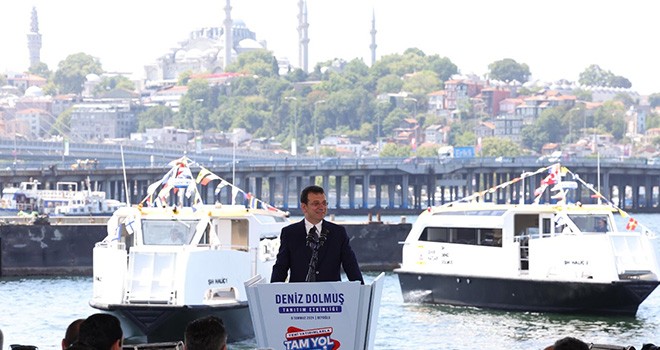 İstanbul'da deniz dolmuşlar seferlerine başlıyor