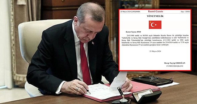 Seferberlik ilanı! Yetki Cumhurbaşkanı Erdoğan'a verildi!