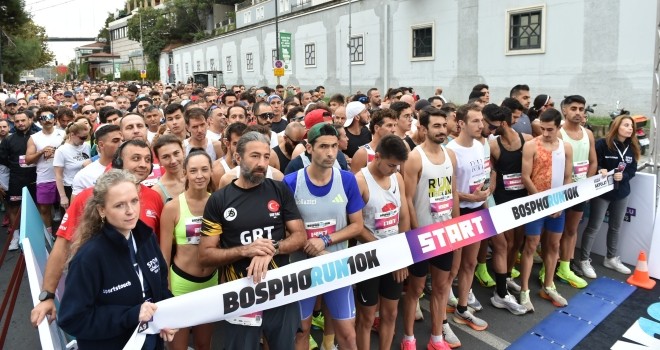 Beşiktaş'ta Bosphorun 10K koşusu düzenlendi