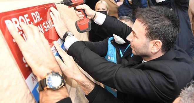 Başkan Rıza Akpolat açıkladı! Türkan Saylan'ın adı resmen Beşiktaş'ta yaşadığı sokağa verildi!